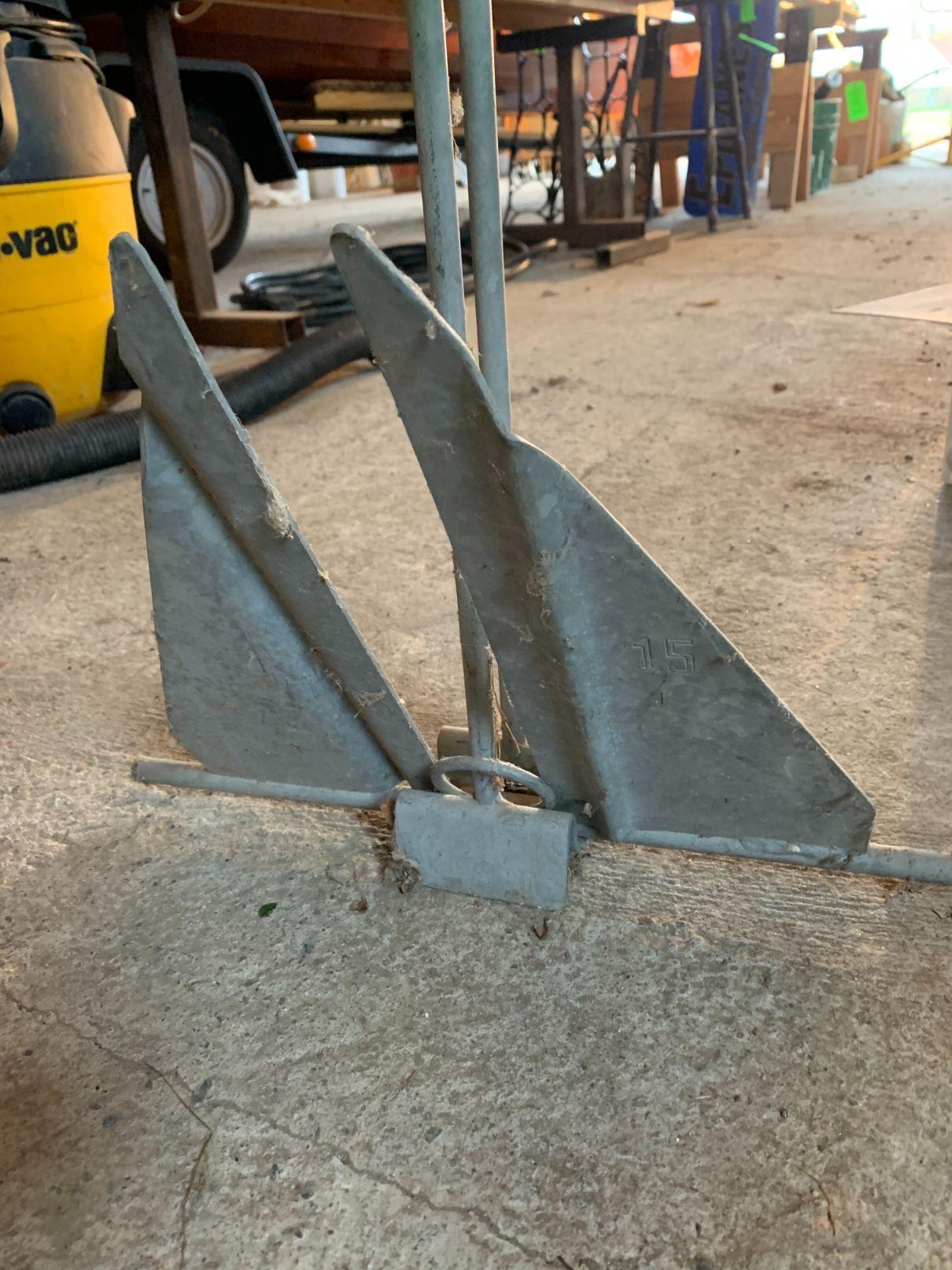 Galvanized Boat Anchor