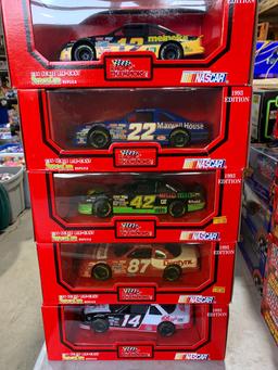 (9) Racing Champions 1:24 Scale Diecast Stock Car Replicas