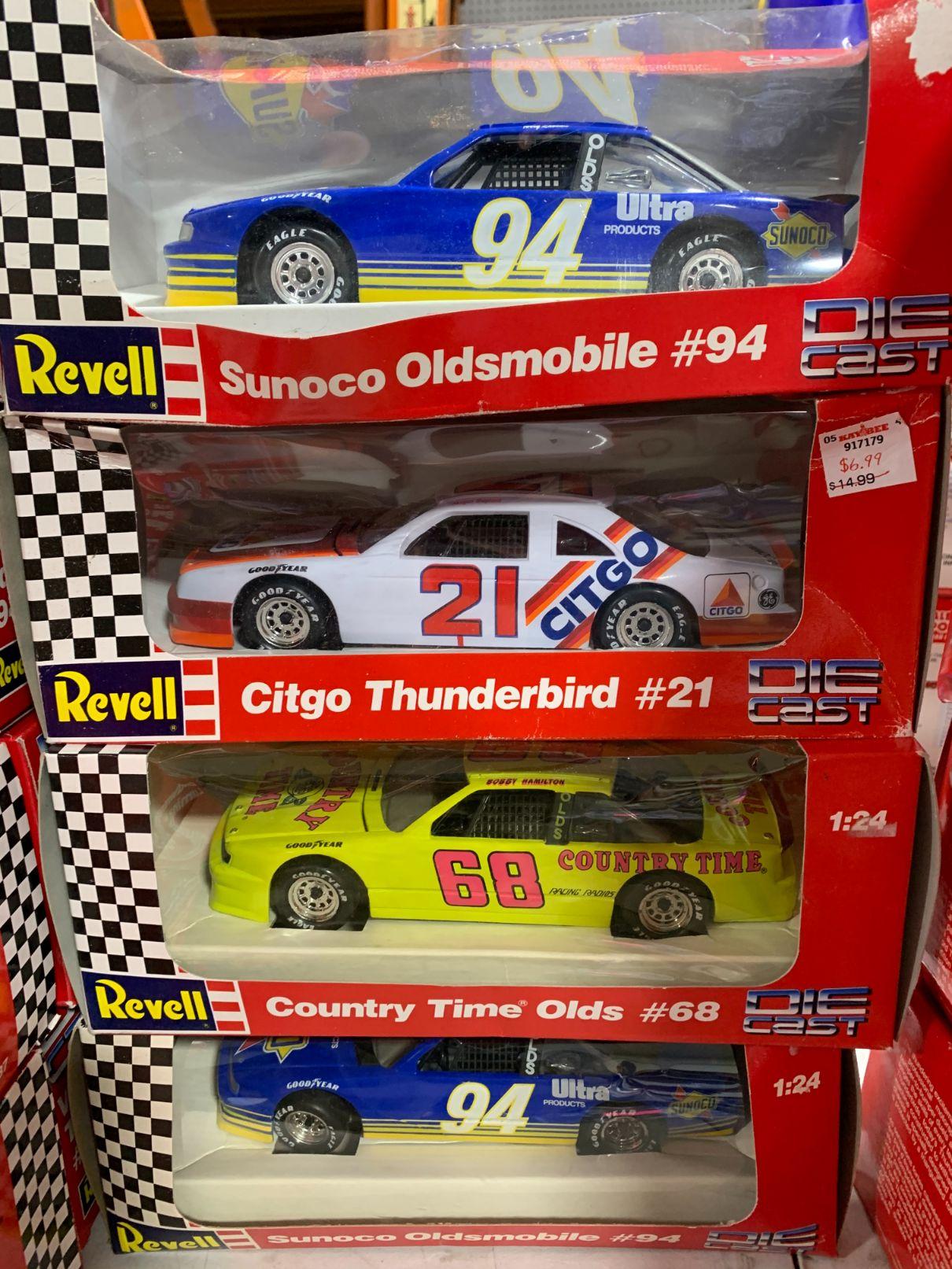 (15) Revell 1:24 Scale Diecast Stock Car Replicas