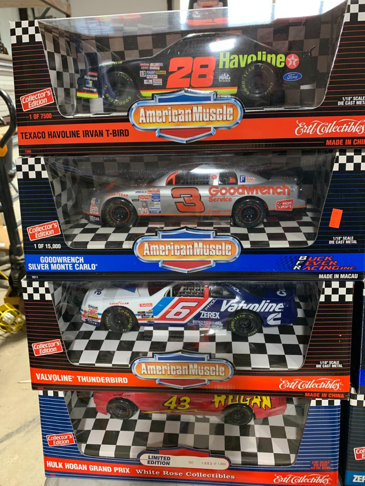 (7) American Muscle 1:18 Scale Diecast Cars