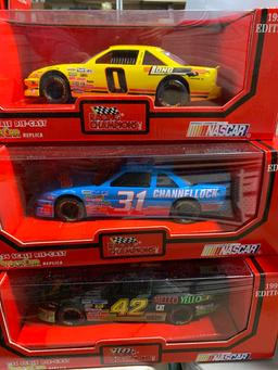 (11) Racing Champions 1:24 Scale Diecast Stock Car Replicas