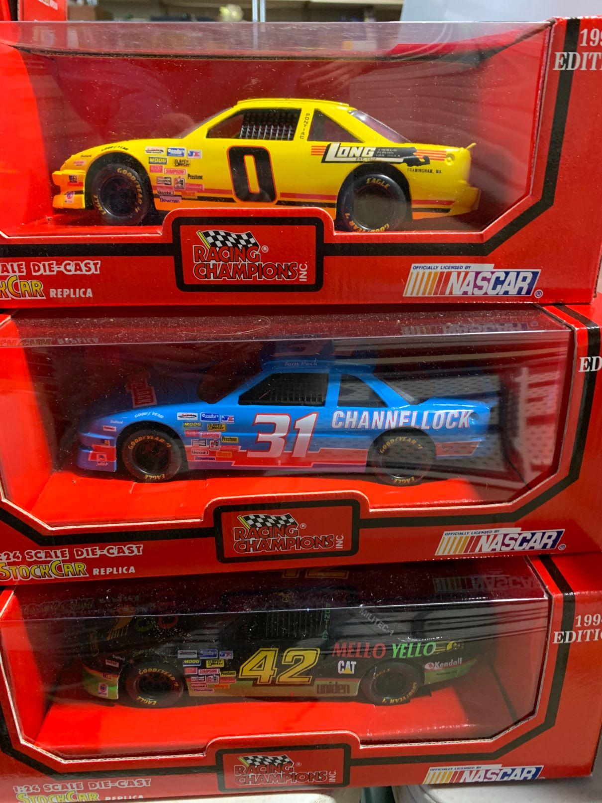 (11) Racing Champions 1:24 Scale Diecast Stock Car Replicas