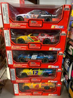 (10) Racing Champions 1:24 Scale Diecast Stock Car Replicas