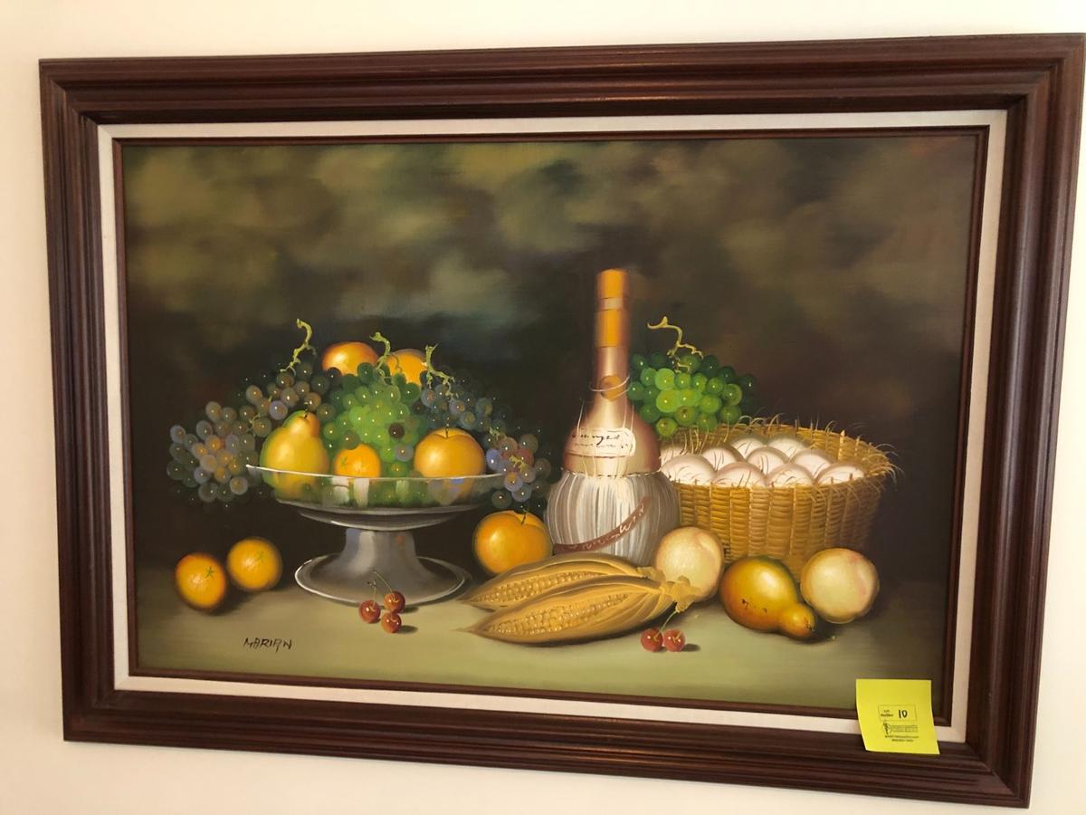 Oil on Canvas Still Life