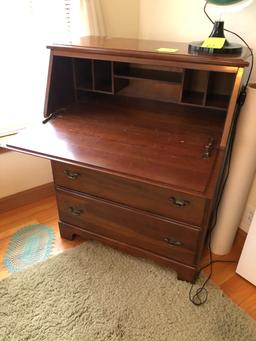 Thomasville Furniture Cherry Slant Front Desk & Chair