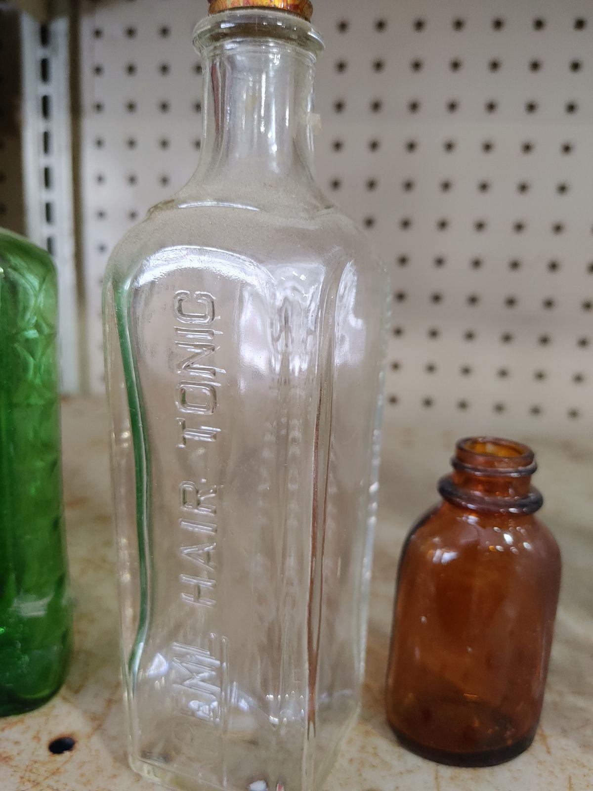 (18+/-) Vintage Advertising Bottles