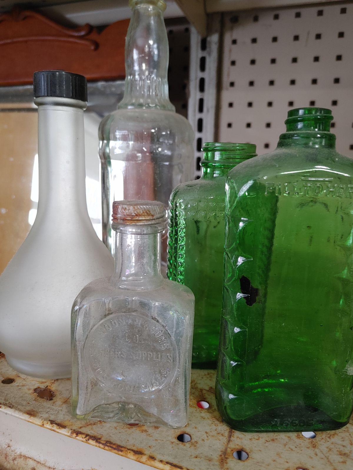 (18+/-) Vintage Advertising Bottles