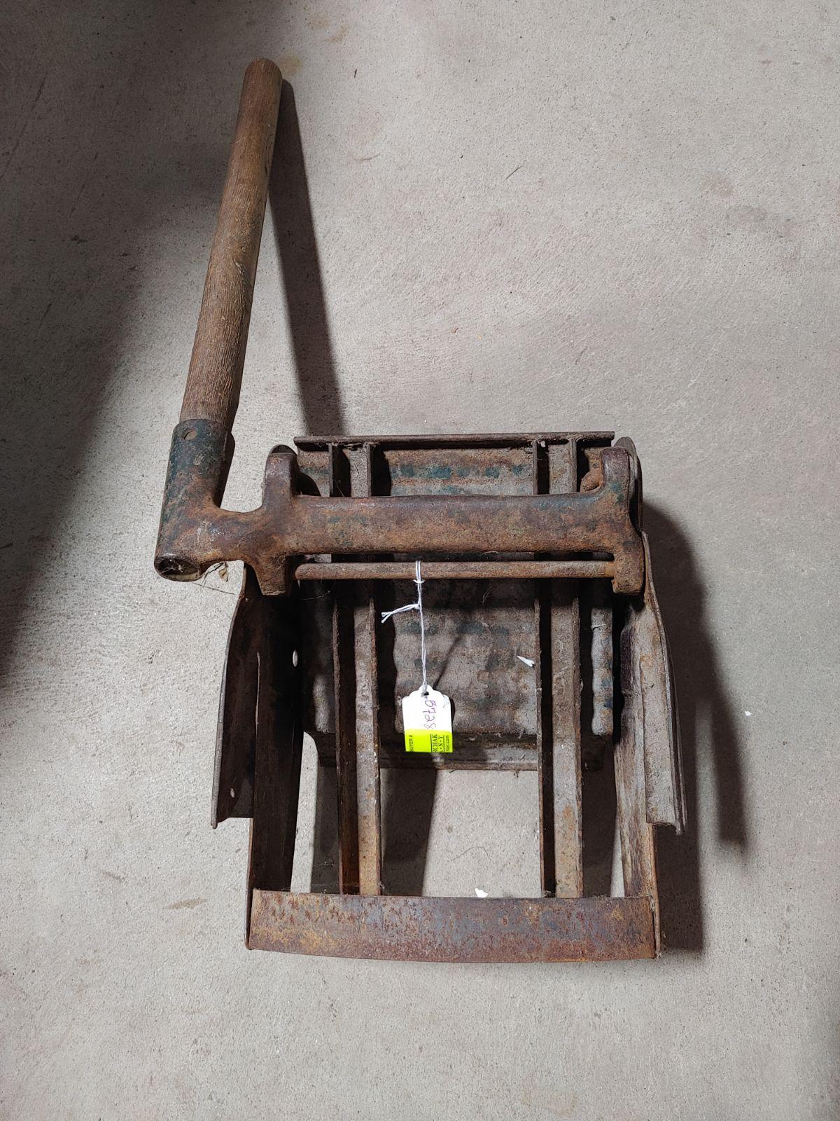 Iron Mechanical Mop Wringer