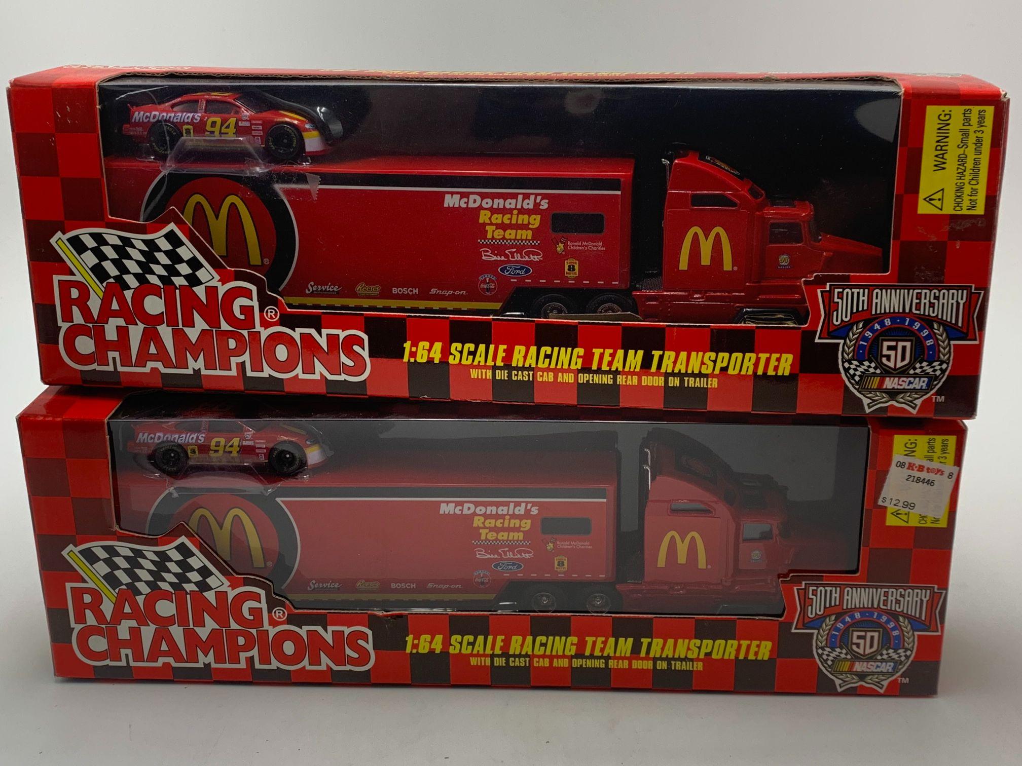(4) Bill Elliott #94 McDonalds Racing Champions