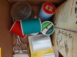 (2) Boxes of Asst. Sewing Supplies