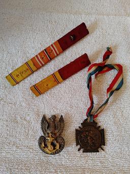 (4) Military & Other Ribbons & Medals