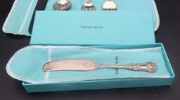 (5) Pieces of Tiffany & Co. English King Pattern Sterling Silver Flatware