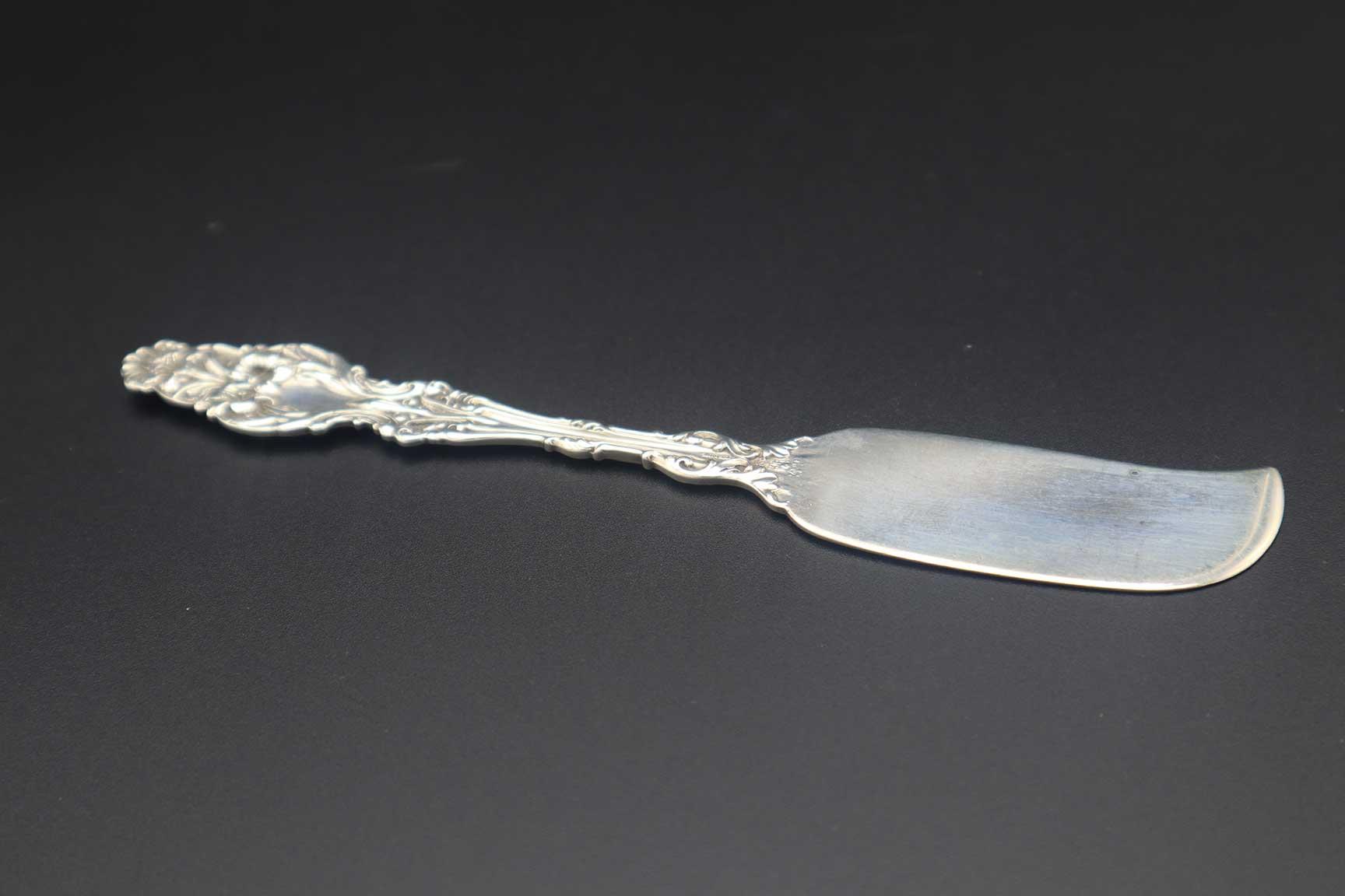 Gorham-Whiting Lily Pattern Sterling Silver Butter Spreader