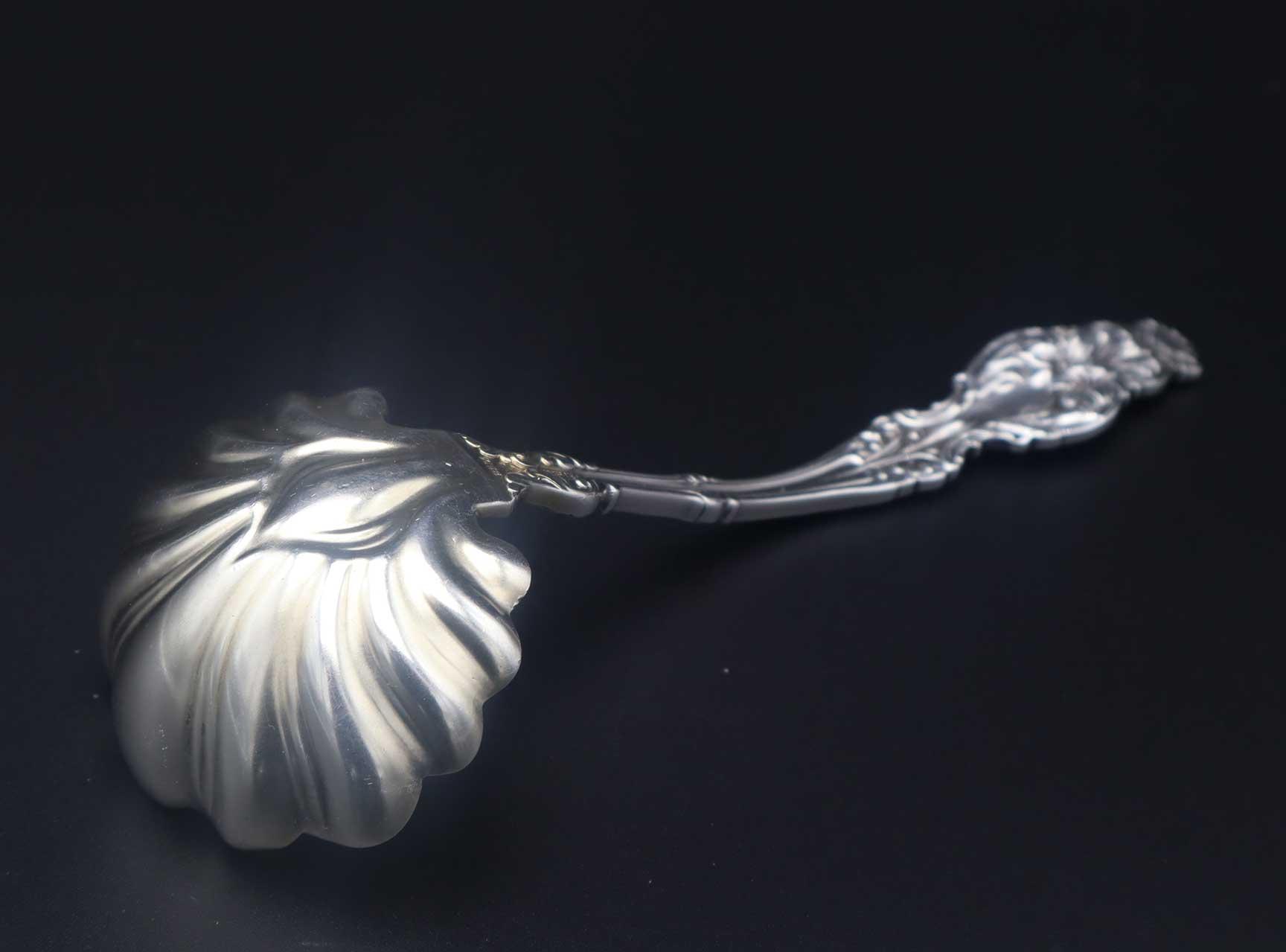 Gorham-Whiting Lily Pattern Sterling Silver Cream Ladle