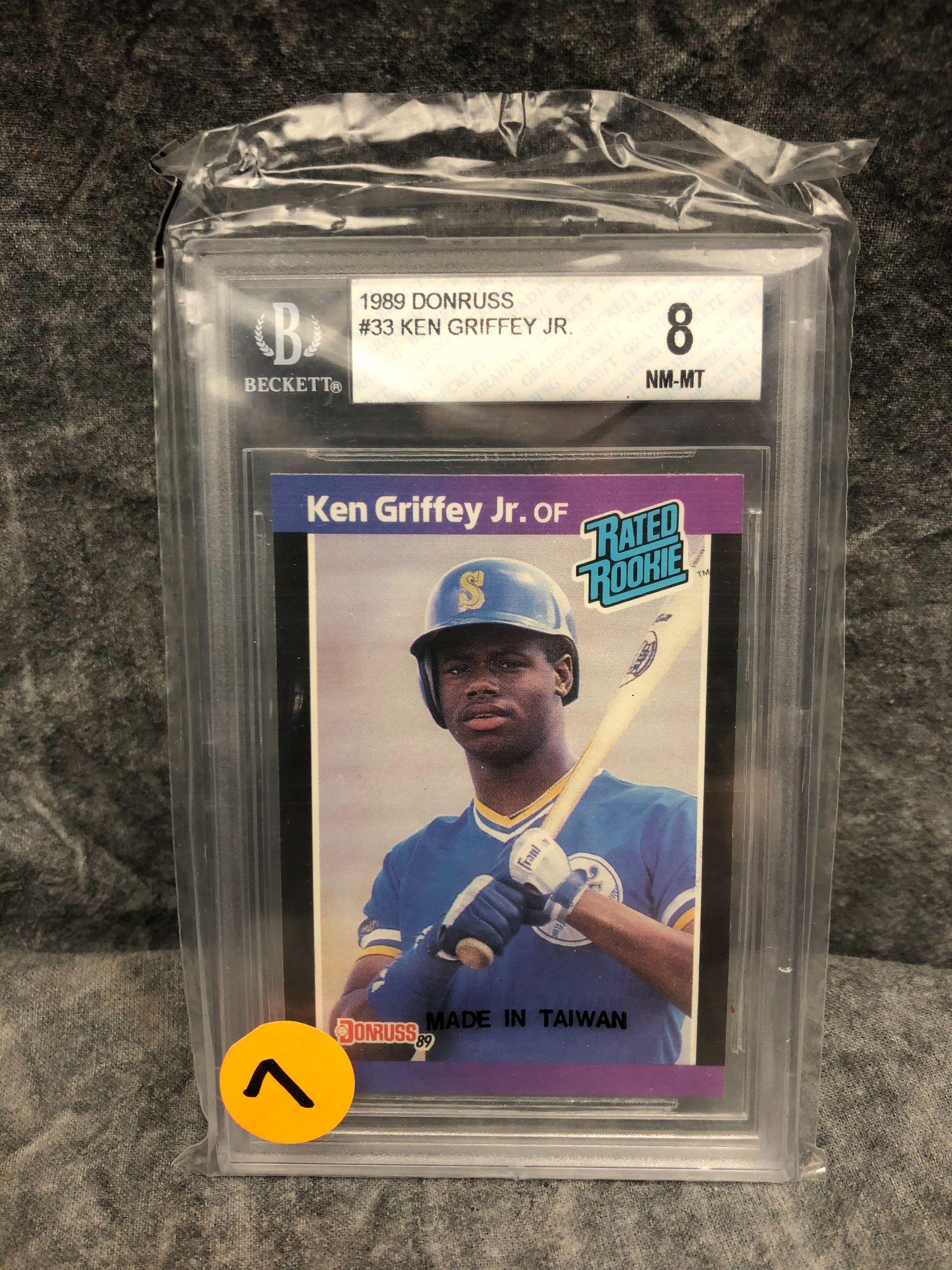 Graded Ken Griffey Jr. Rookie Card 8