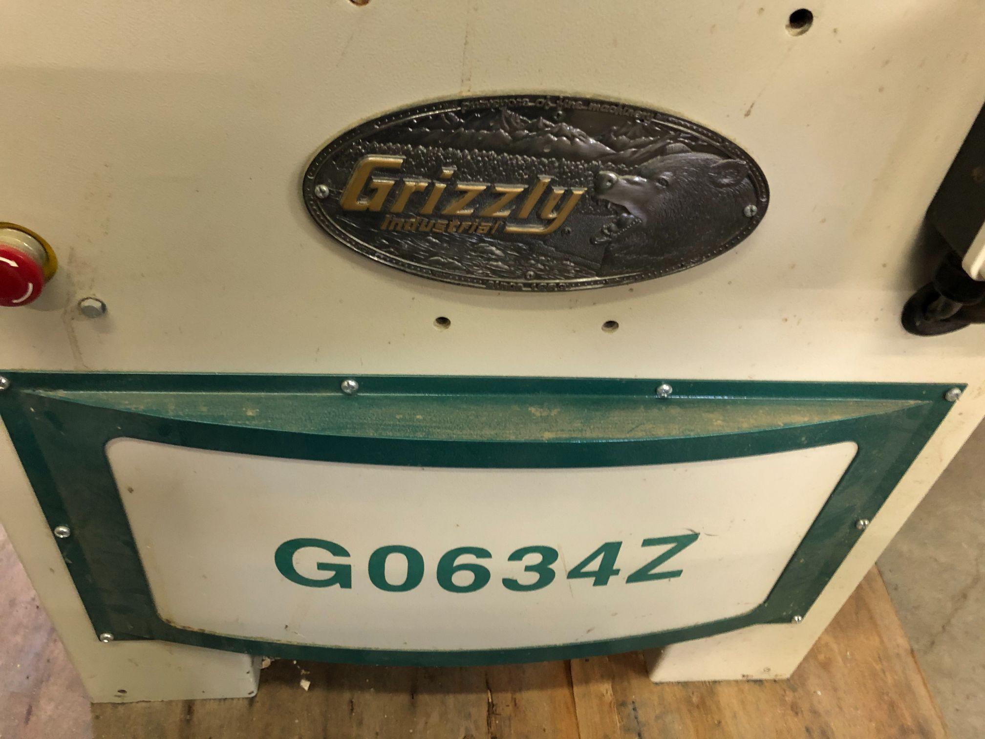 Grizzly Model G0634Z 12" Planer/Jointer