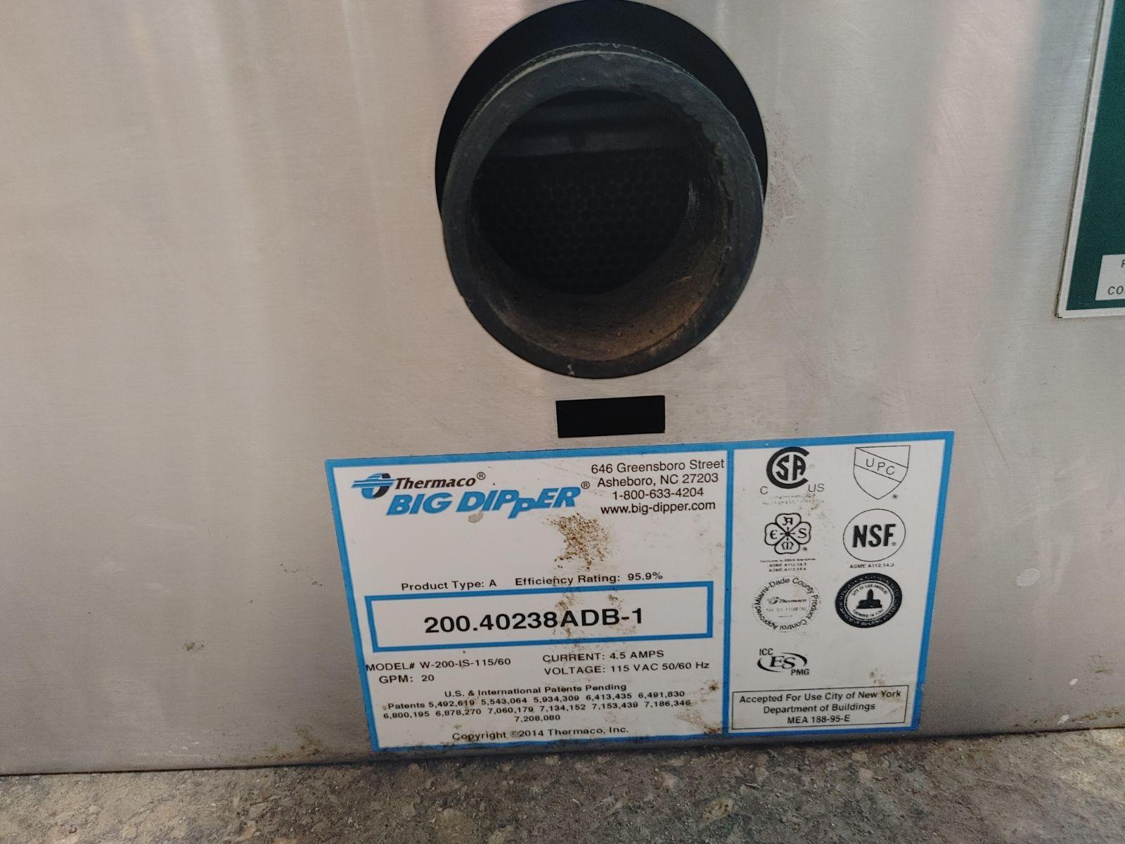 Thermaco Big Dipper Grease Trap