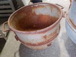 (2) Steel Mixing Bowl