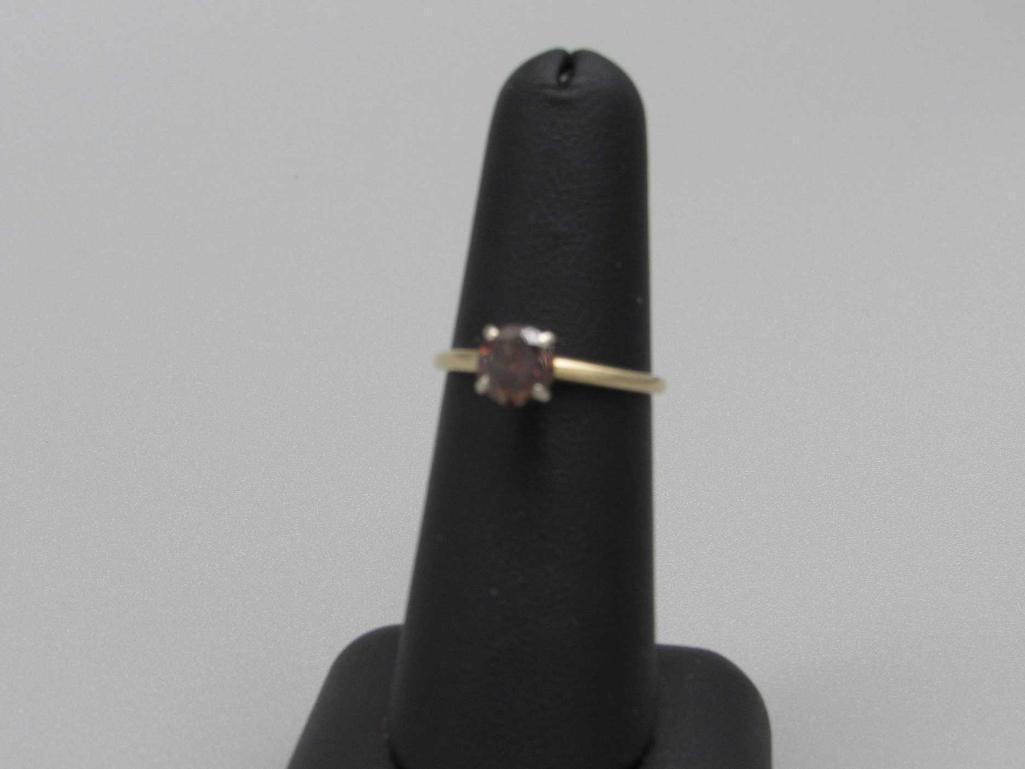 .80 Carat Brilliant Cut Chocolate Diamond Ring