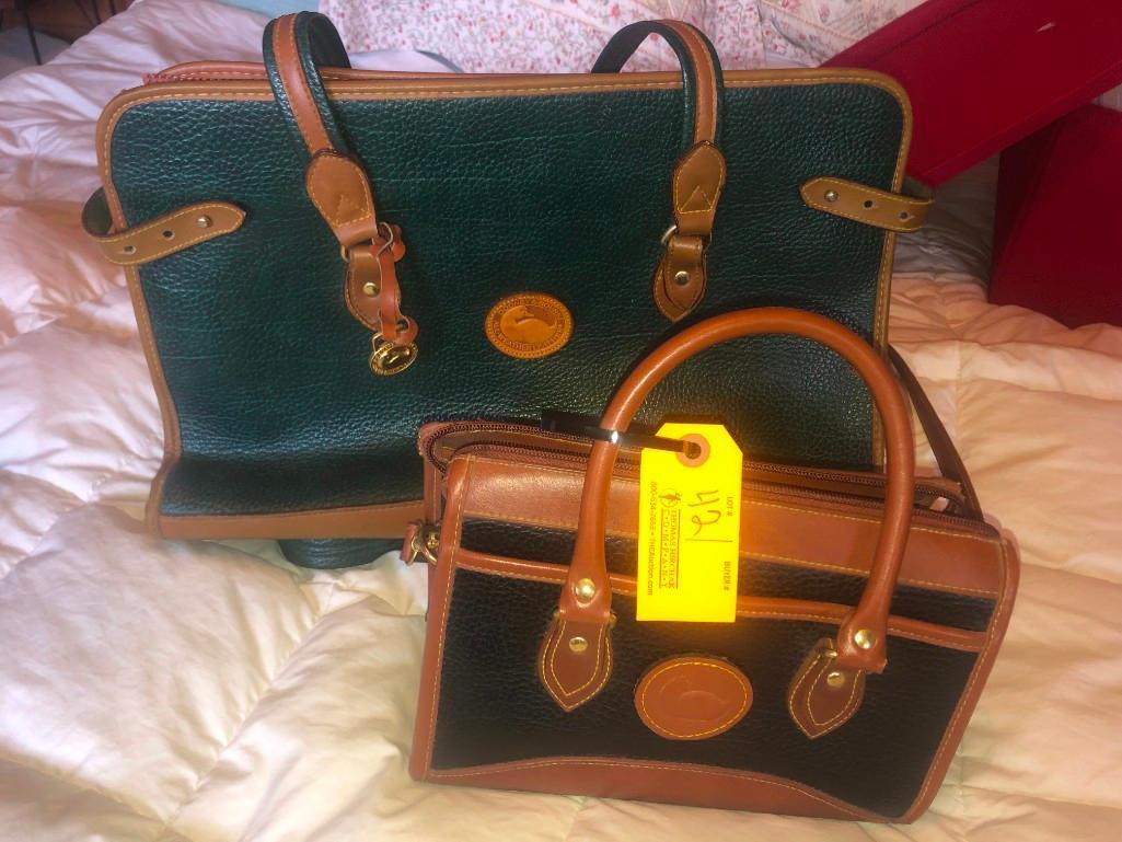 Dooney & Bourke Leather Bag & Reproduction Purse