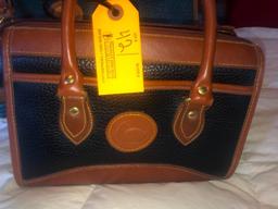 Dooney & Bourke Leather Bag & Reproduction Purse