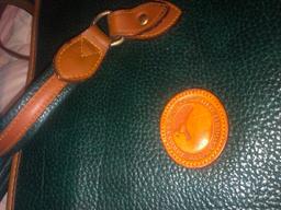 Dooney & Bourke Leather Bag & Reproduction Purse