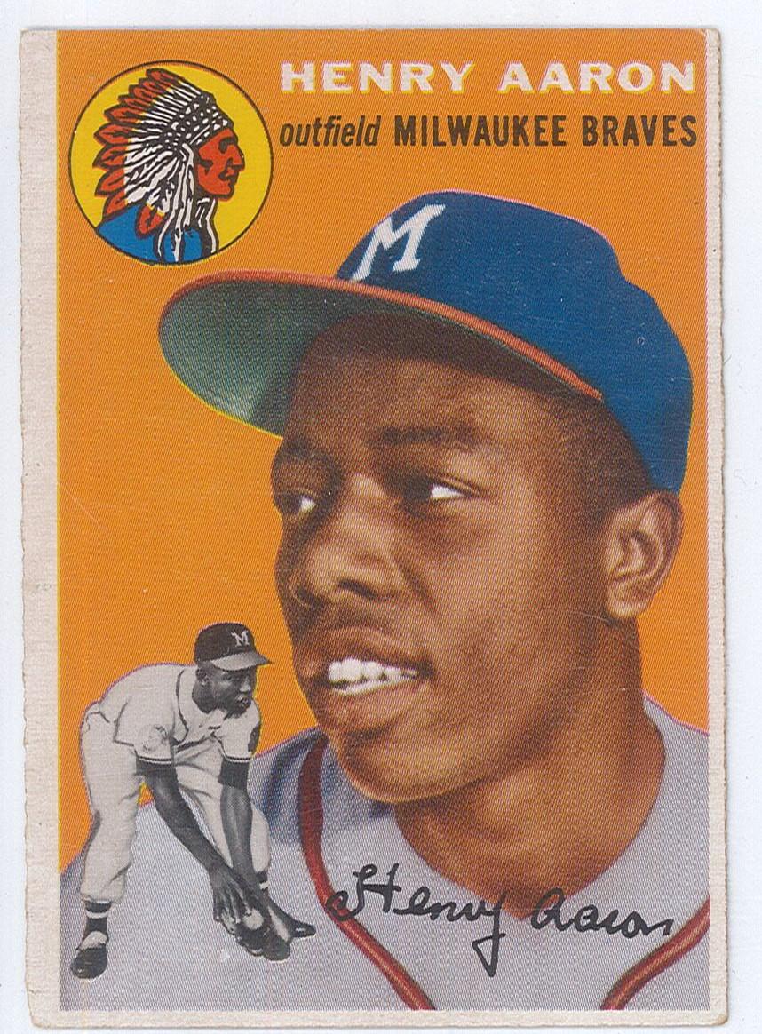 1954 Topps Henry "Hank" Aaron #128