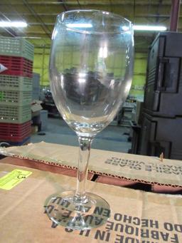 (34+/-) 8 Ounce Wine/Beer Glasses