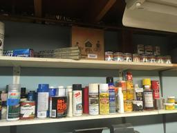 Lot of Paints, Stains, Adhesives, etc.