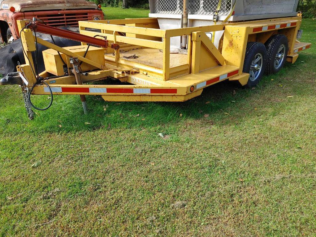 Holstein Tandem Axle Hydraulic Drop Floor Trailer