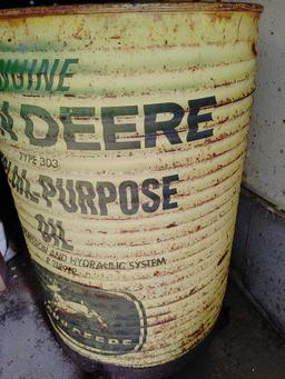 Vintage John Deere Steel Drum