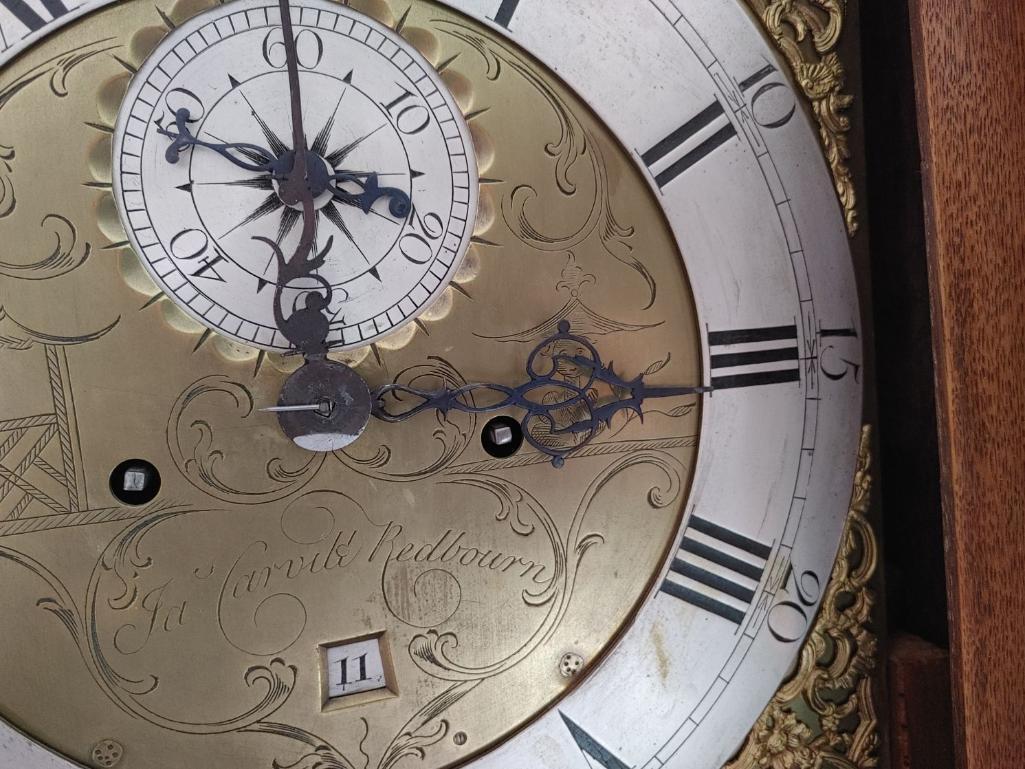 Antique Oak Tall Case Clock