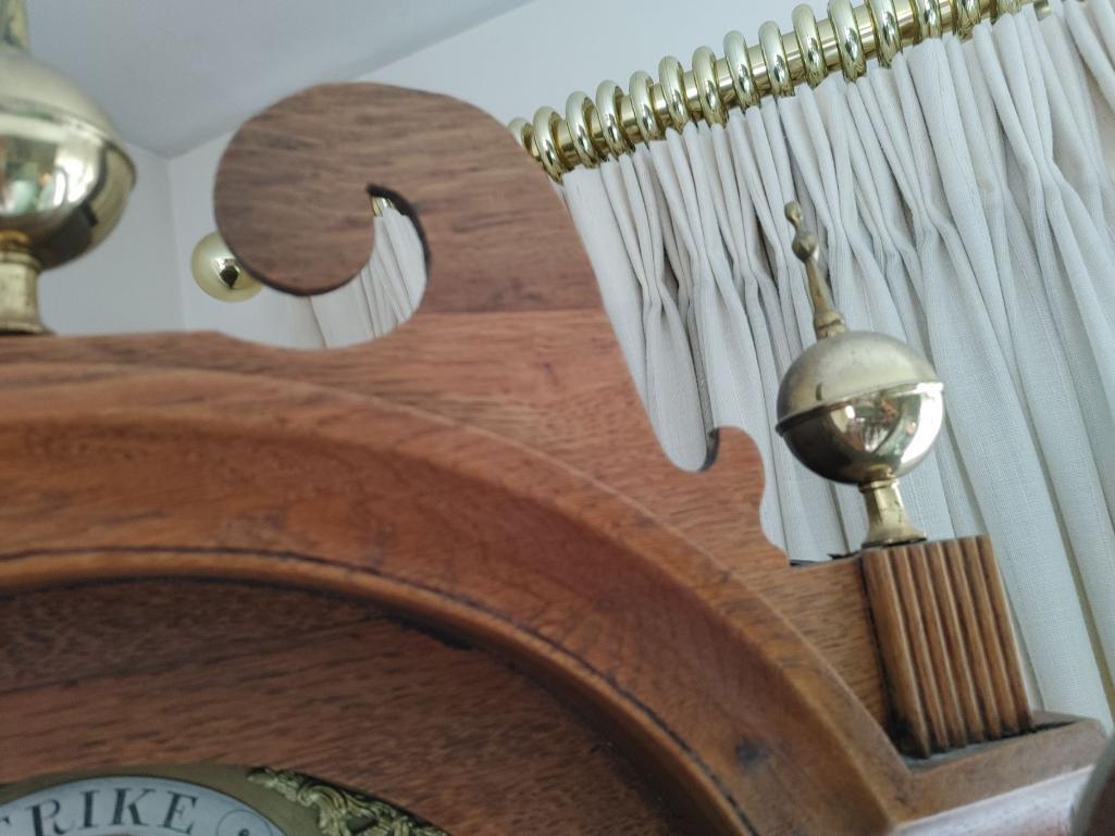 Antique Oak Tall Case Clock