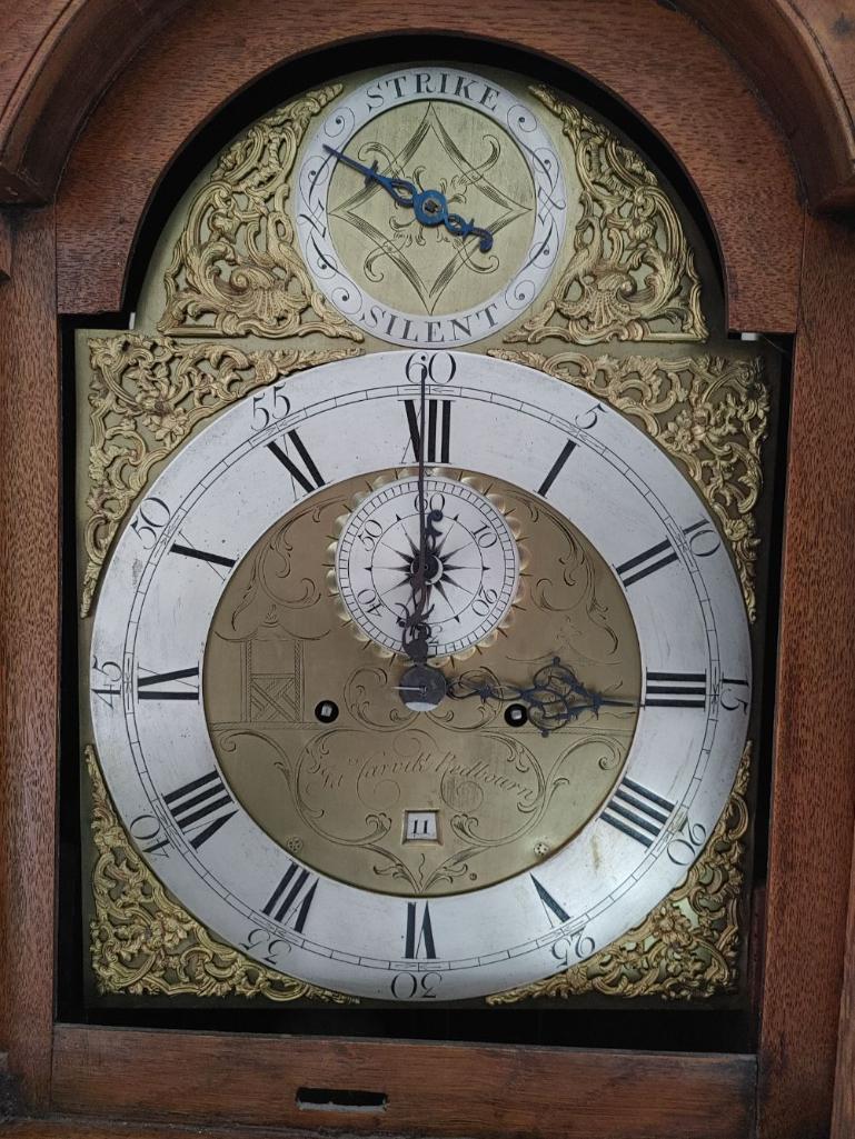 Antique Oak Tall Case Clock
