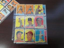 (35) 1950s Topps Sports Cards