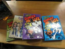 Video Games/VHS/DVD lot: GTA PS2, Tiger Woods Gamecube, ET, Spawn, Danger Mouse, Bratz, new sealed