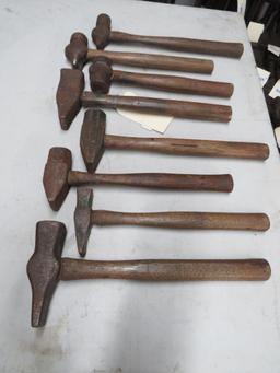 (8) Assorted Blacksmith's Hammers
