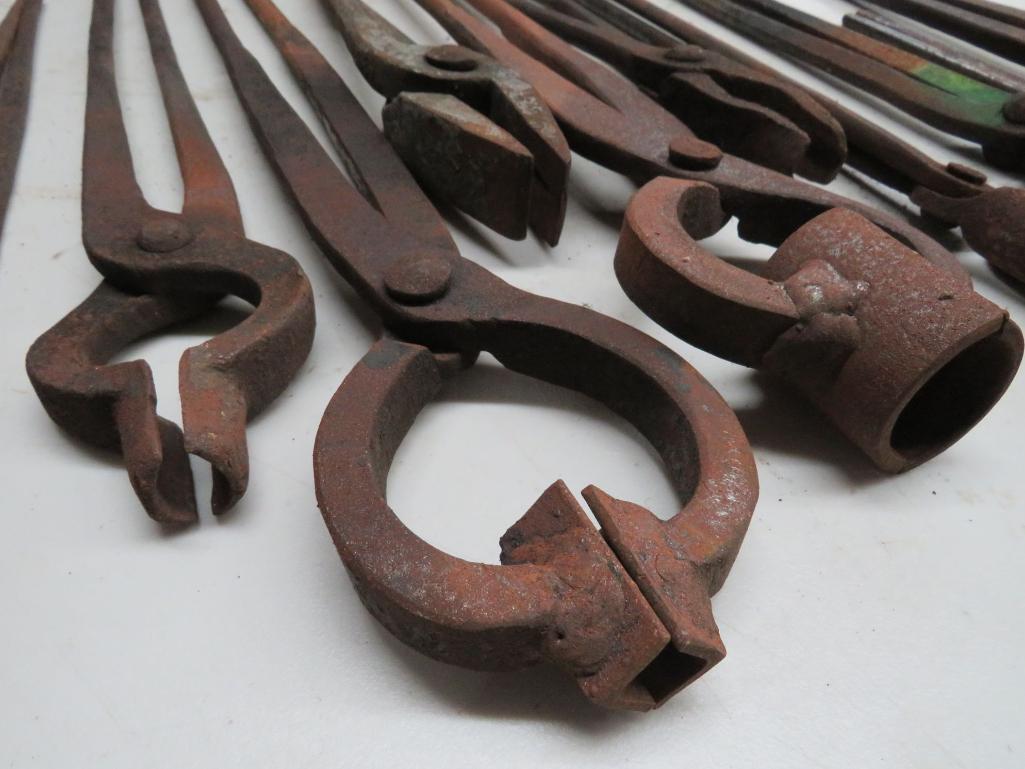 (10) Blacksmith's Tongs