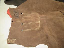 (2) Leather Aprons
