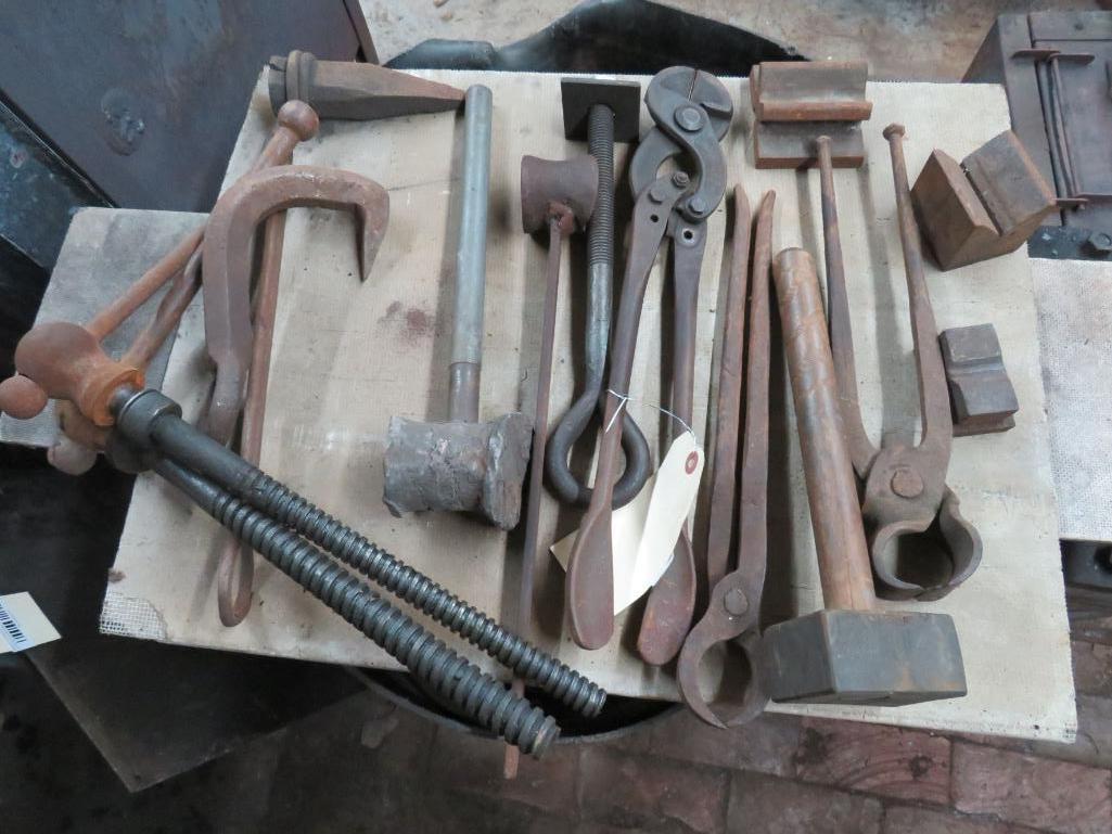 (10) Assorted Blacksmith's Tools