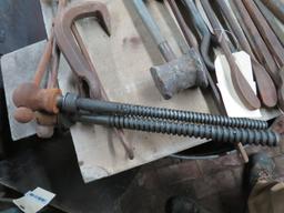 (10) Assorted Blacksmith's Tools