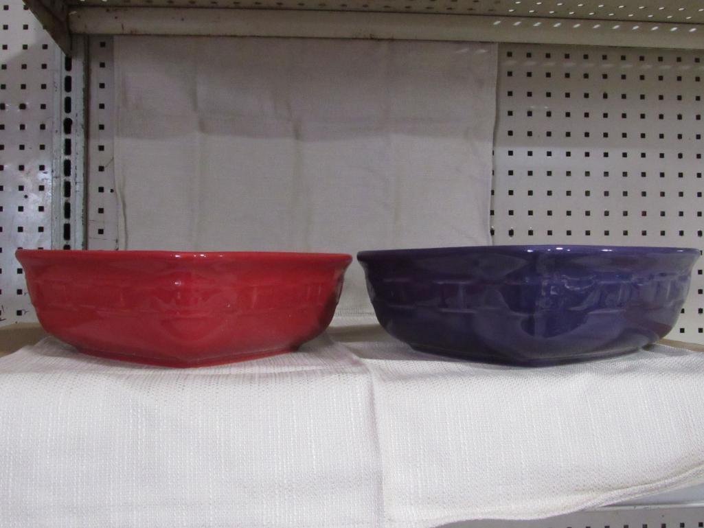 Longaberger (2) Soft Square Serving Bowls