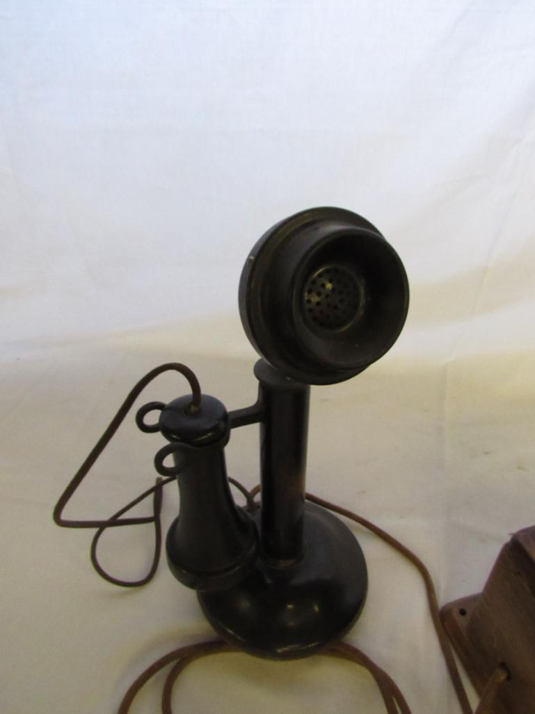 Western Electric Intercom Station Candlestick Upright Phone