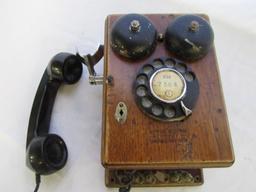 Western Electric Hand Crank Wall Mount Phone