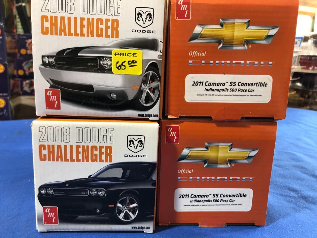 (4) AMT Chevrolet & Dodge Collectible Cars