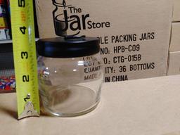 562+/- Glass Candle Packing Jars