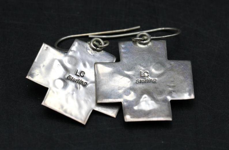 (2) Pairs of Native American Sterling Silver Earrings