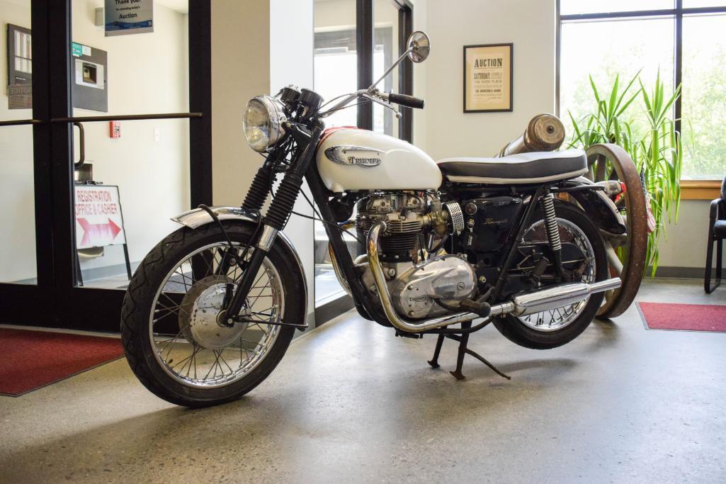 1966 Triumph Bonneville 650 Motorcycle