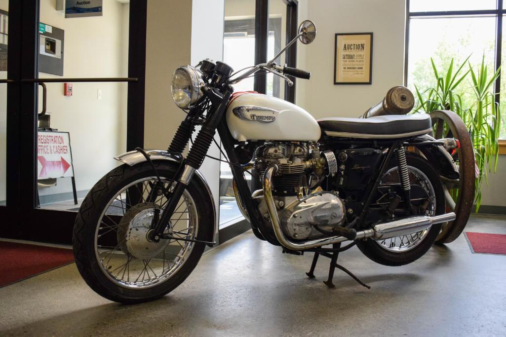 1966 Triumph Bonneville 650 Motorcycle