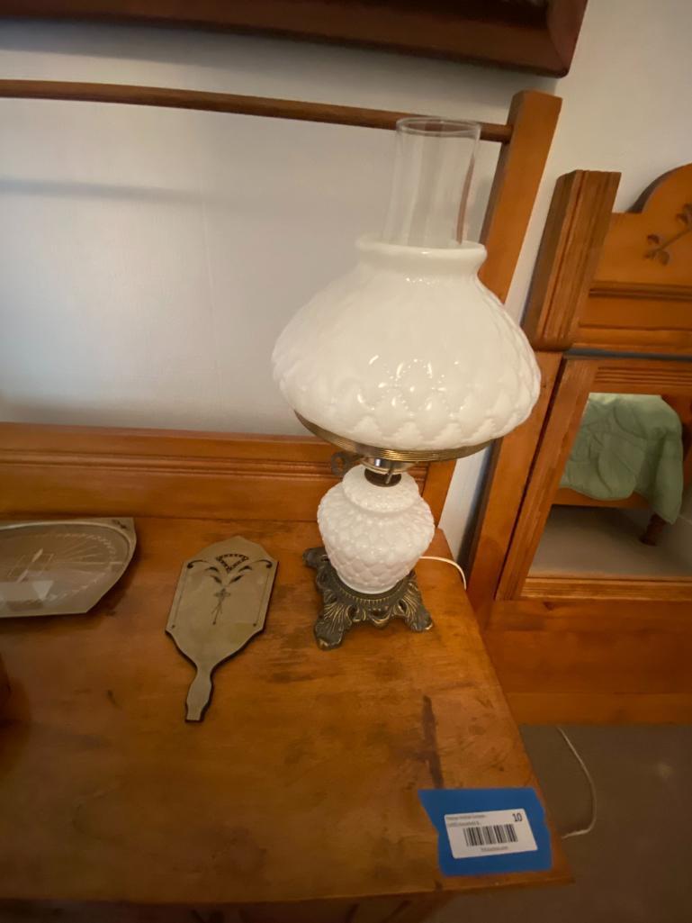 Table Lamp, Linens & Handkerchiefs, Vanity Set